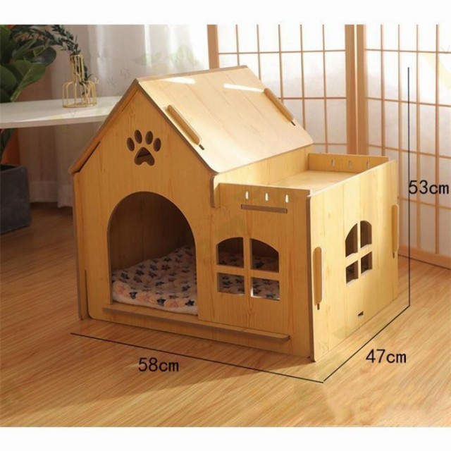 キャットハウス 猫用 別荘 一戸建て ペット用品 ペットベッド 小型犬