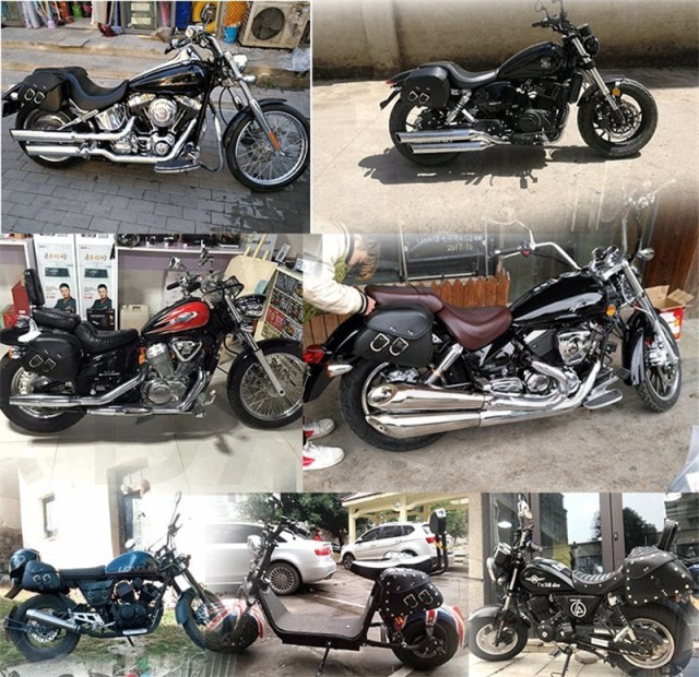 バイク用 サイドバッグ 2個セット アメリカン サドルバッグ 大
