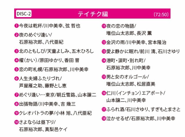 デュエット歌謡大全集 CD6枚組 - デュエット 歌謡曲 昭和 平成 名曲 歌