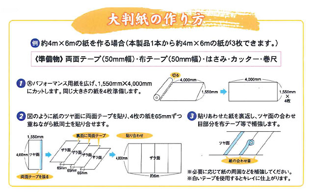 大判紙の作り方