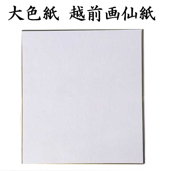 大色紙 越前画仙紙 5枚セット BA19