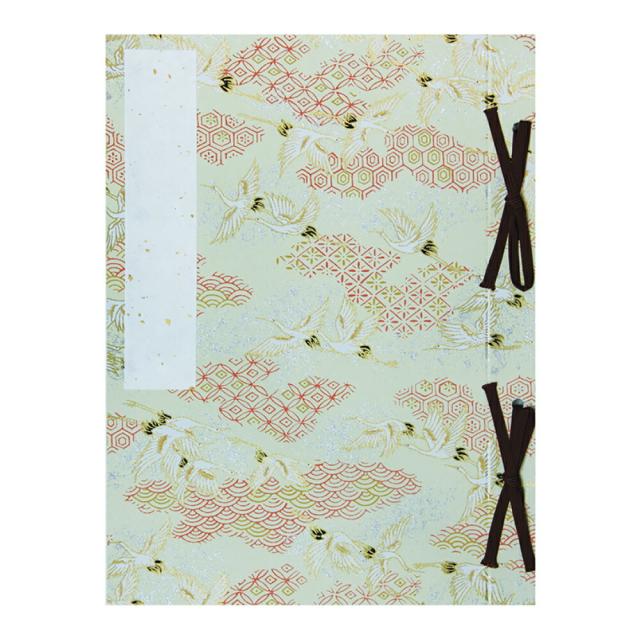 芳名録 増やせる 5行 (鶴) GU29