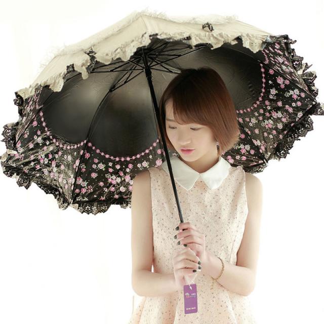 晴雨兼用折りたたみ日傘　花柄フレアフリル 47jun22rqylys06_10.jpg