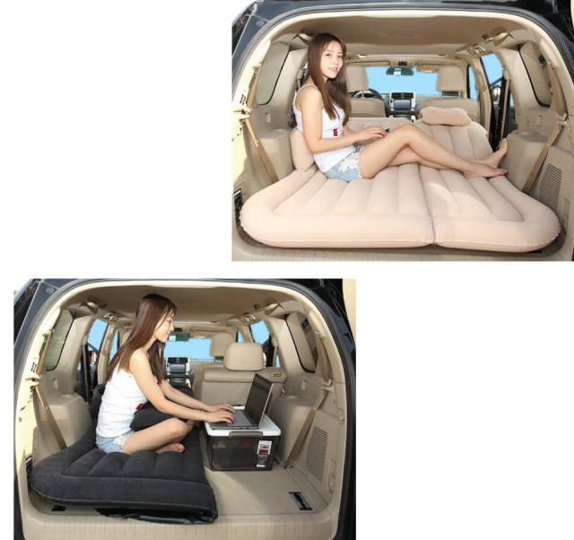 エアーベッド SUV シングル セミダブル 135x175cm 15cm厚 車中泊 キャンプ用 耐久性 電動ポンプ付属 枕・補修キット・収納バッグ