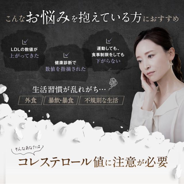 LDLコレステロールが高めの方のサプリ