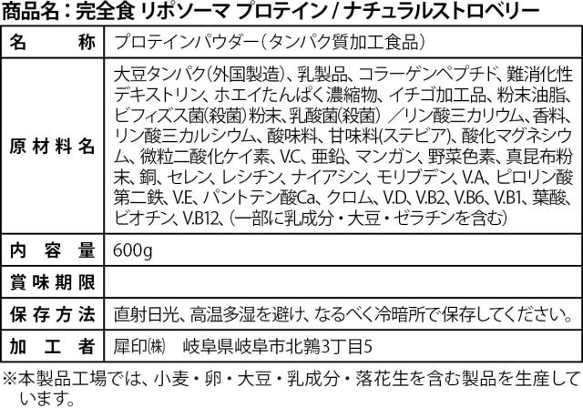 成分表