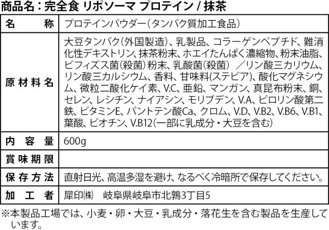 成分表