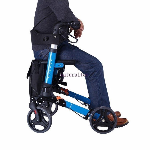 椅子付き 歩行器 ショッピングカー 高齢者用 折りたたみ式 介護 固定