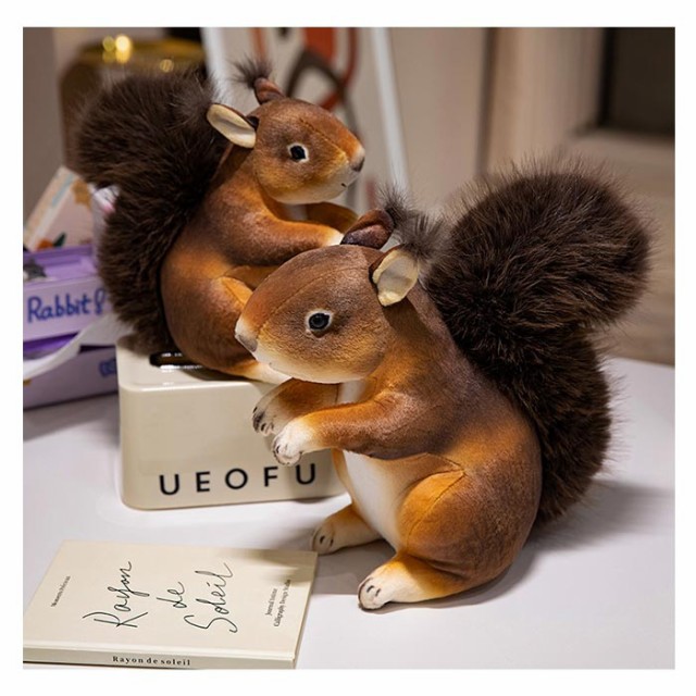 ぬいぐるみ リス リアル りす 栗鼠 かわいい 動物おもちゃ 本物