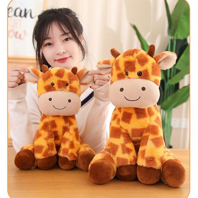 ぬいぐるみ　鹿　しか　キリン　インテリア　おしゃれ　リアル　こども　赤ちゃん　出産祝い　プレゼント 50cm インテリア置物 鹿 お礼 かわいい ふわふわ ぬいぐるみ