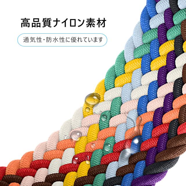 アップルウォッチ バンド スポーツループ ナイロン 編み メッシュ ベルト レディース メンズ apple watch 腕時計 着せ替え 交換