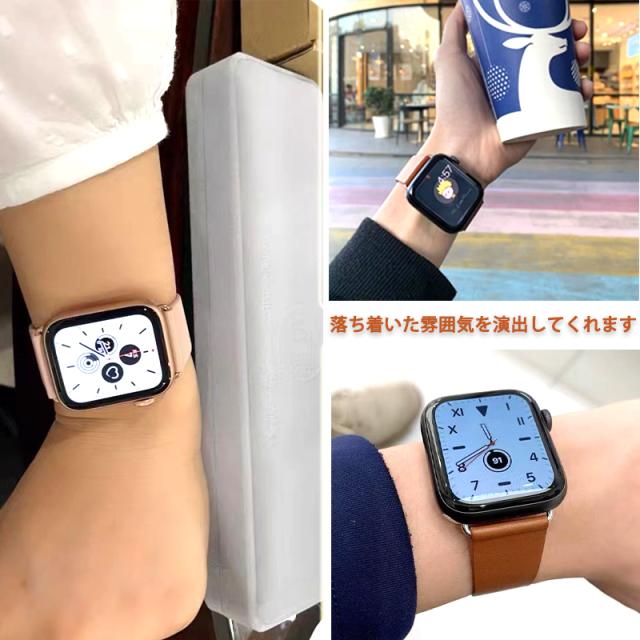 アップルウォッチ バンド レディース メンズ apple watch ベルト ナッパレザーバンド 本革