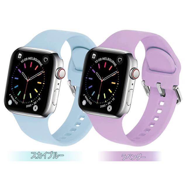 アップルウォッチ バンド スポーツ シリコーン ループバンド レディース メンズ apple watch 腕時計 着せ替え