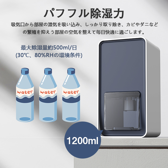 クーポン500円 除湿機 除湿器 小型 高効率除湿 湿気対策 省エネ 静音設計 梅雨 湿気対策 カビ予防 照明 部屋干し 軽量 新生活 送料無 Holisticvet Be