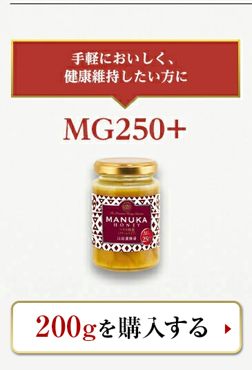 クリームマヌカ蜂蜜 MG250+200g