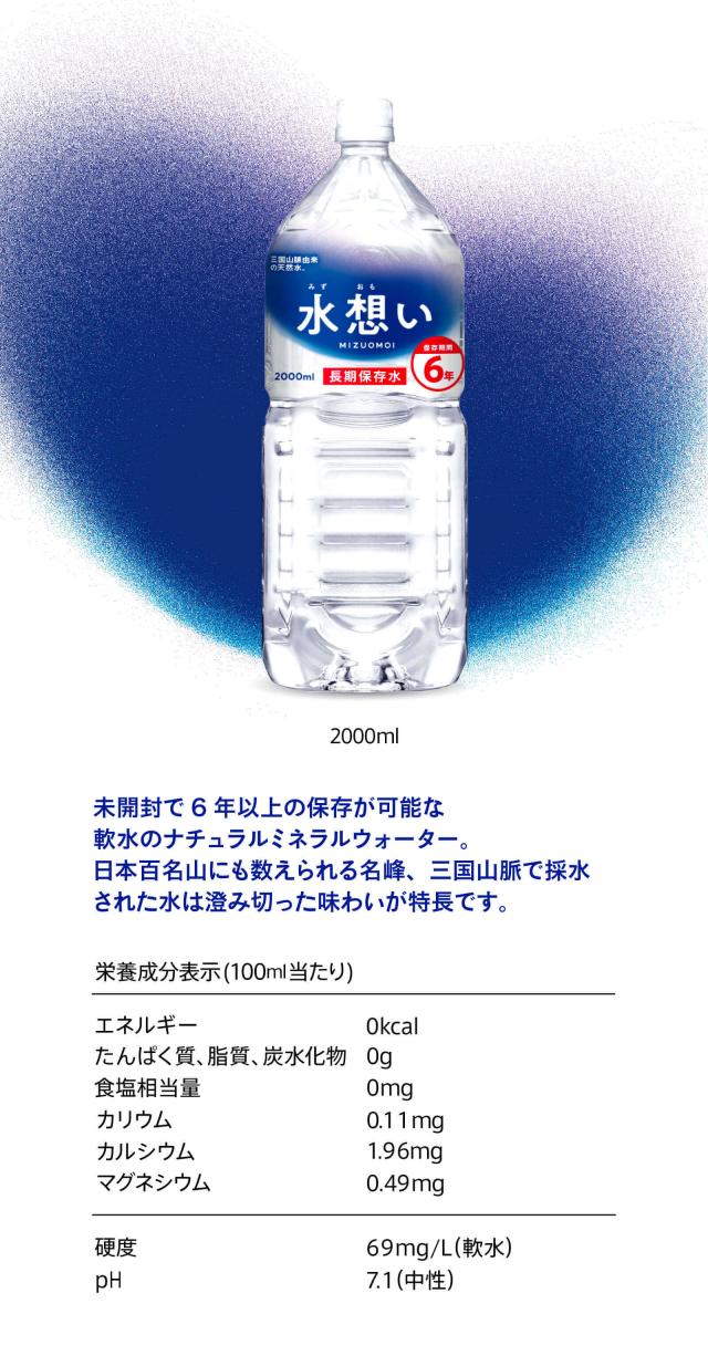 水想い 6年長期保存水