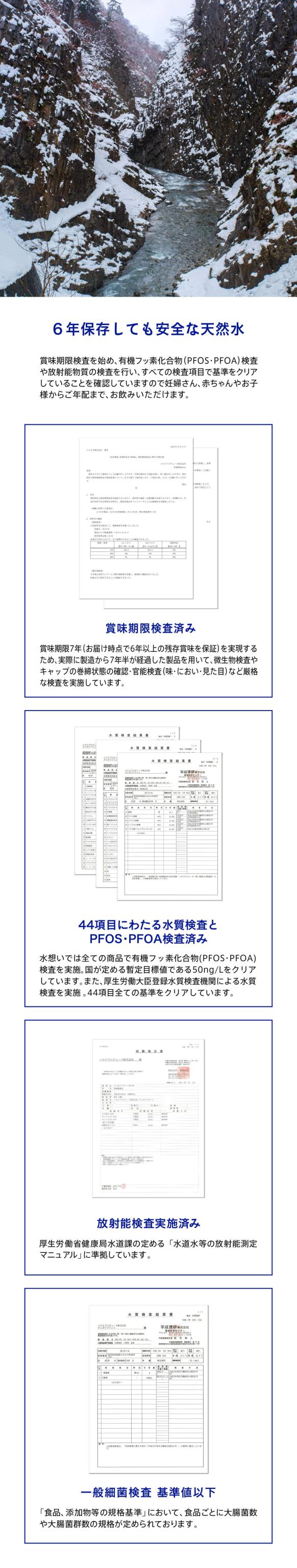 水想い 6年長期保存水