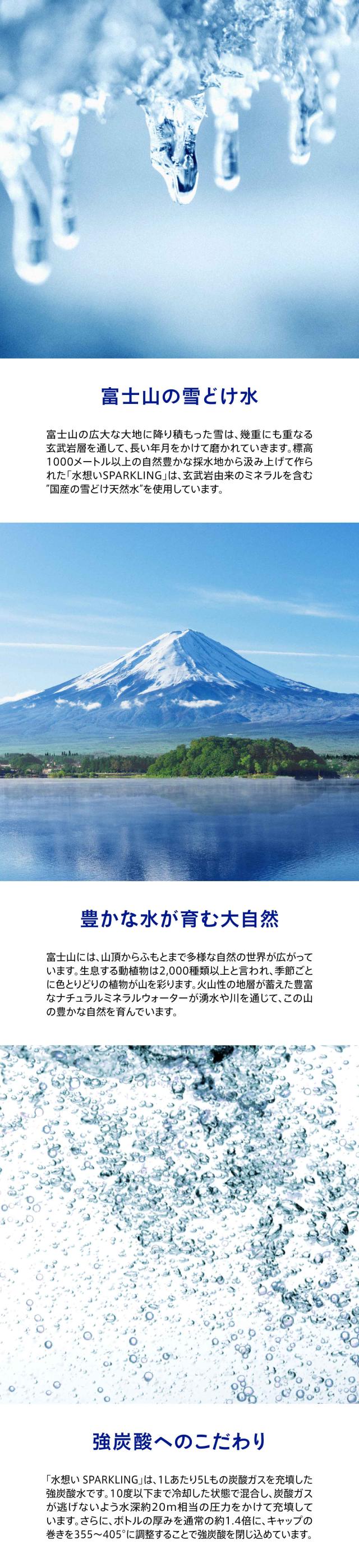 水想い炭酸水500ml×42本