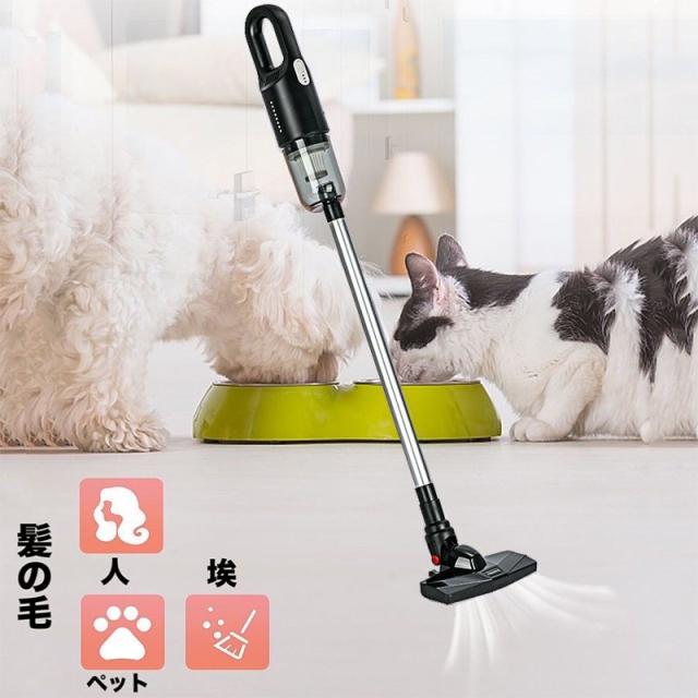 掃除機 コードレス ハンディクリーナー 充電式 強力吸引 小型 軽量 携帯型 家庭用 車載用12000Pa 0.6kg サイクロン掃除機 車用掃除機