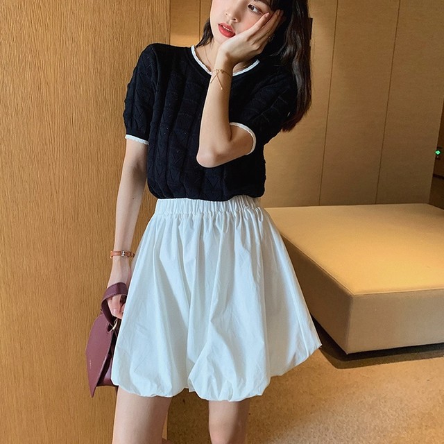 【全商品オープニング価格 特別価格】 膝丈キュロット かぼちゃパンツ風 パンツ