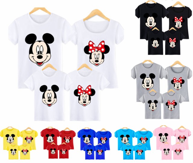 ディズニー ミニーちゃん キャラTシャツ ミッキーマウス Mickey 半袖Tシャツ プリント 可愛い トップス Disney 親子コーデ 親子ペア  子供の通販はau PAY マーケット - FR-TOKYO | au PAY マーケット－通販サイト