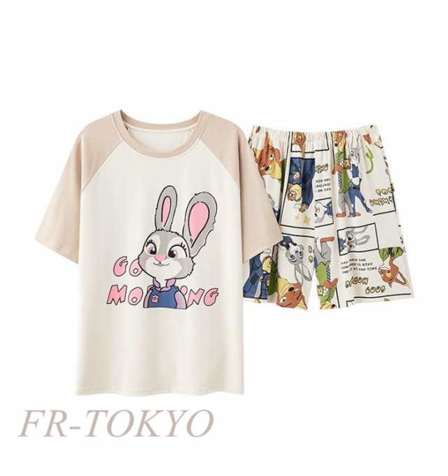 ペア販売】ディズニー ペアパジャマ 半袖 ルームウェア