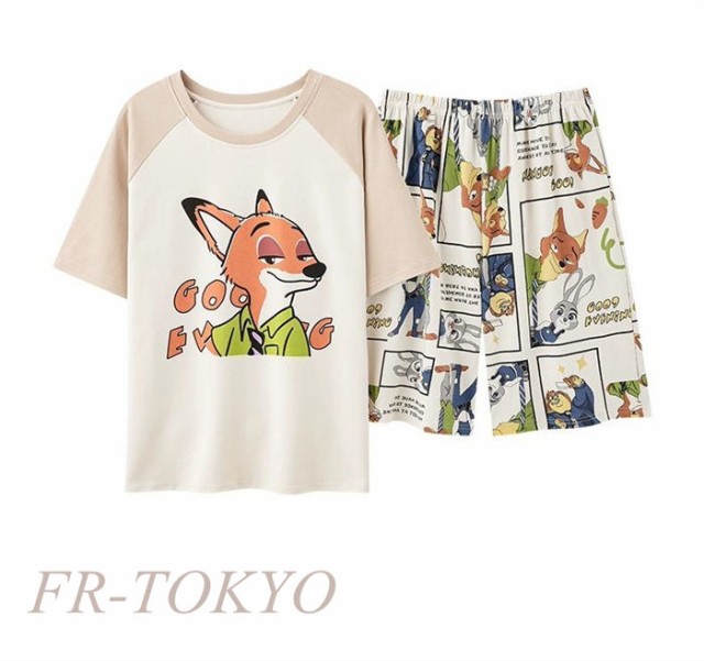 ディズニー ズートピア ニック ジュディ ルームウェア