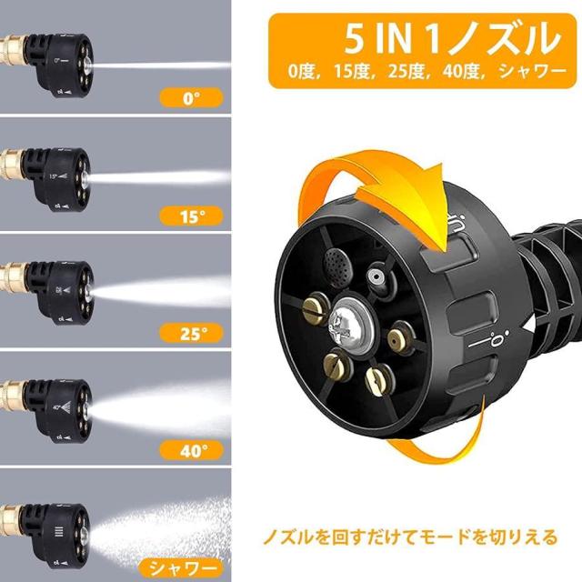 高圧洗浄機 コードレス 充電式 高圧洗浄機 3.6MPa 24Vマキタバッテリー 併用 高圧洗浄 バケツ タンク コンパクト ハンディ 家庭用 洗車 掃除 外壁掃除 大掃除