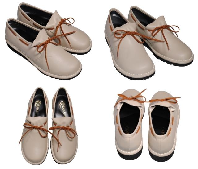 【靴のHOSHIKAWA】  『Airystep 0206』 エアリーステップ マスタード 21.5cm〜24.5cm EEEE スリッポン フラット底 ブーティー 日本製 本革