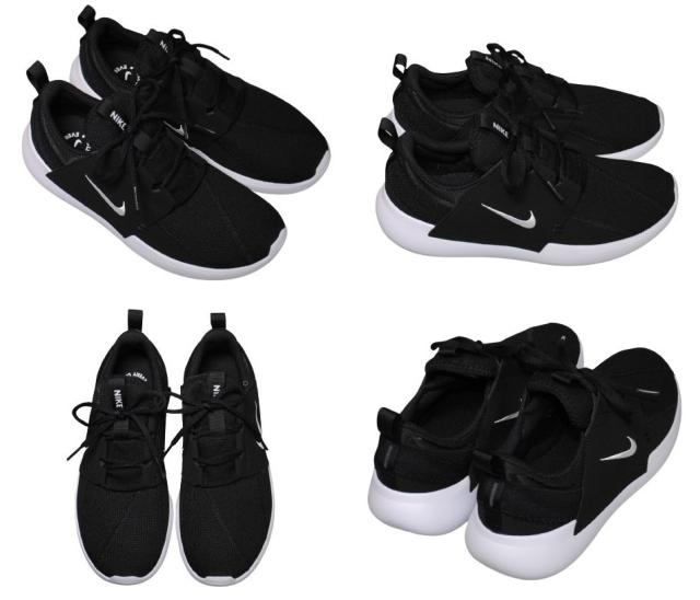 【靴のHOSHIKAWA】  『NIKE DV2436 006』 ナイキ スニーカー E-SERIES AD 24.5cm〜28cm メンズ ブラック レースアップスニ—カー 合皮 ホワイトソール