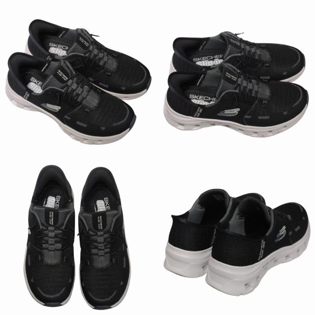 【靴のHOSHIKAWA】  『SKECHERS SPORTL 150420』 スケッチャーズ スニーカー 22cm〜26.5cm レディース スリップインズ 運動靴 グレー 合皮
