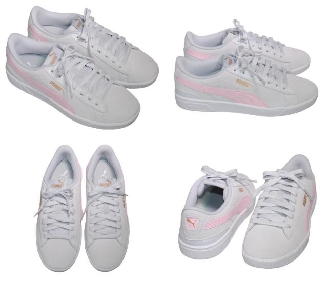 【靴のHOSHIKAWA】  『PUMA 383023 17』 プーマ ビッキー V3 22.5cm〜25cm  レディース スニーカー ローカット レースアップ 軽い オールシーズン