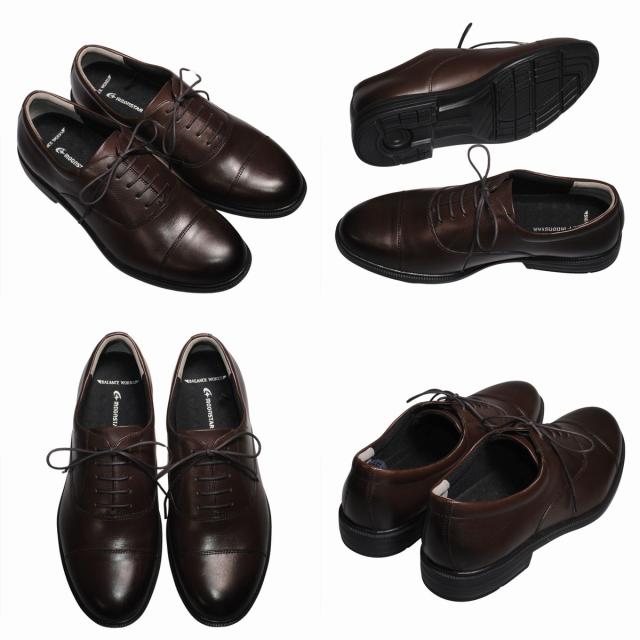 【靴のHOSHIKAWA】  『BALANCE WORKS BW4621』 バランスワークス ブラック ビジネスシューズ メンズ 24.5cm〜30cm EEEE レースアップ 本革 抗菌防臭 幅広