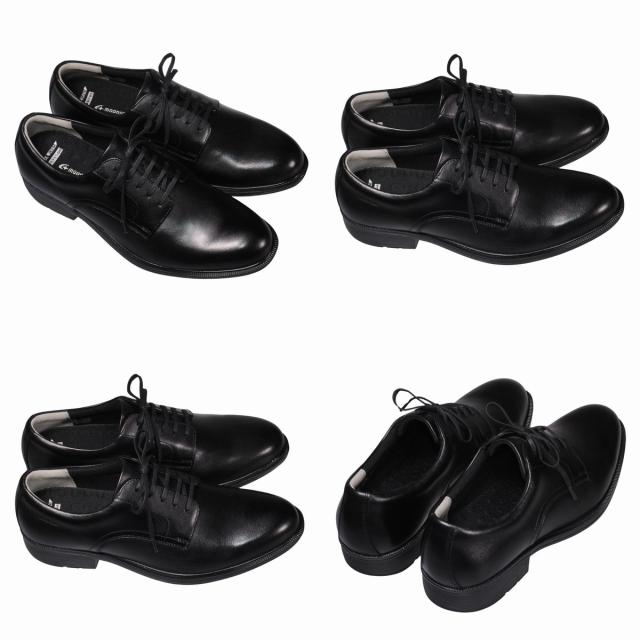 【靴のHOSHIKAWA】  『BALANCE WORKS BW4644』 バランスワークス ブラック 24.5cm〜28cm EEE ビジネスシューズ メンズ 透湿防水 抗菌防臭 レースアップ 本革