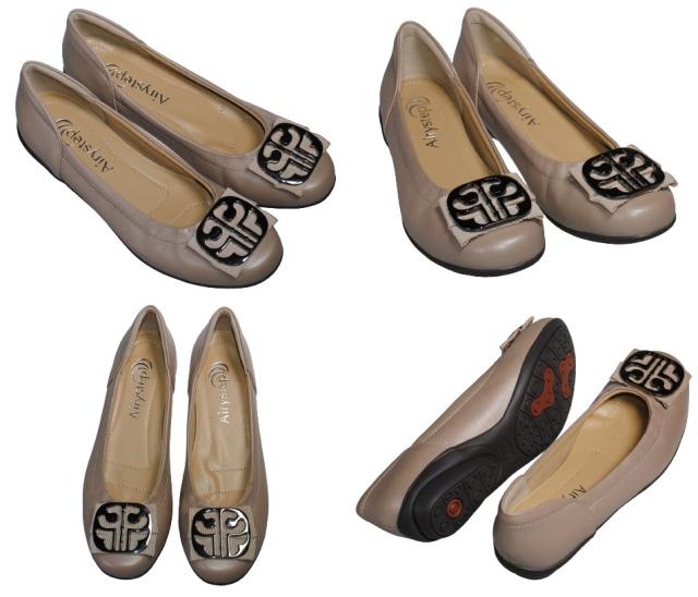 【靴のHOSHIKAWA】  『A-OK 6360』 エアリーステップ ボルドー 22cm〜24.5cm EEE パンプス レディース カジュアル ローヒール ぺたんこ 山羊革