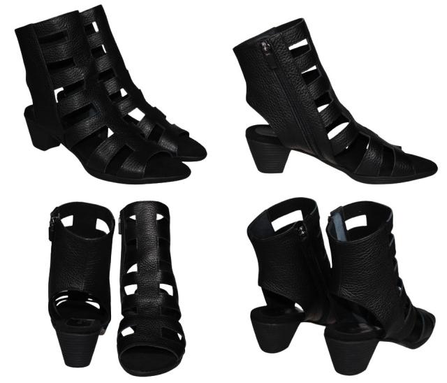 【靴のHOSHIKAWA】  『Monet 881400』 ブーツサンダル モネ 21.5cm〜24.5cm EEE レディース グレー カジュアル オープントゥ 日本製 本革 春夏