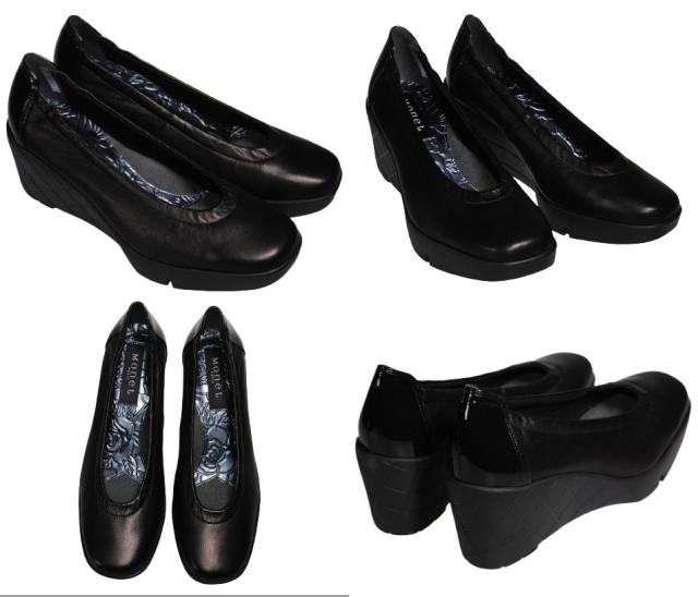 【靴のHOSHIKAWA】  『Monet 881407』 パンプス ウェッジソール 21.5cm〜24.5cm EEE レディース ベージュ 厚底 エレガンス 日本製 本革