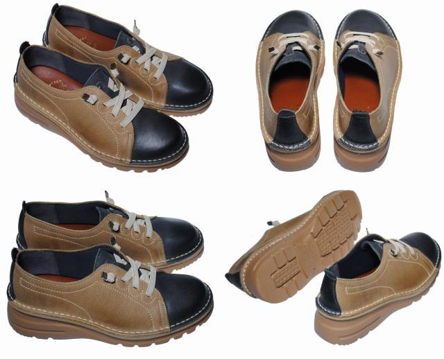 【靴のHOSHIKAWA】  『A-OK EF02』 エーオーケー スリッポン 21.5cm〜24.5cm EEEE フォレスト/ダークブラウン レディース 撥水加工 牛革 厚底