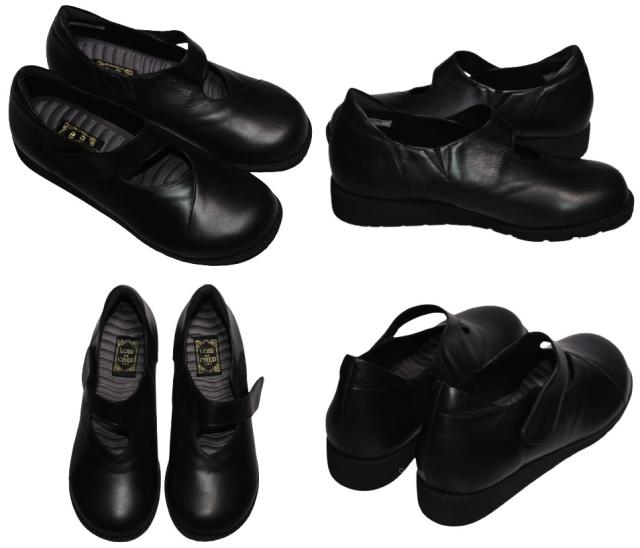 【靴のHOSHIKAWA】  『LOIR et CHER I-35』 ロアールエシェール  22.5cm〜24.5cm 5E レディース ダークブラウン コンフォート 幅が広い 国産 本革