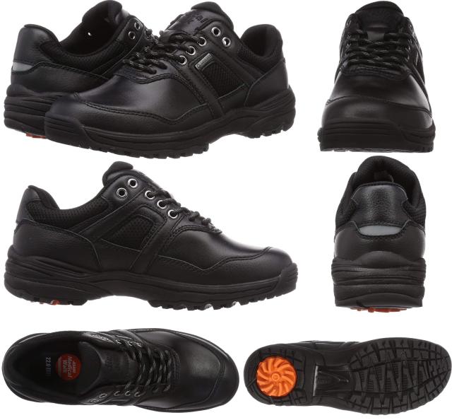 【靴のHOSHIKAWA】  『Medical Walk 022』 アサヒ メディカルウォーク 22cm〜25.5cm EEEE レディース ブラック カジュアル レースアップ ゴアテックス 完全防水