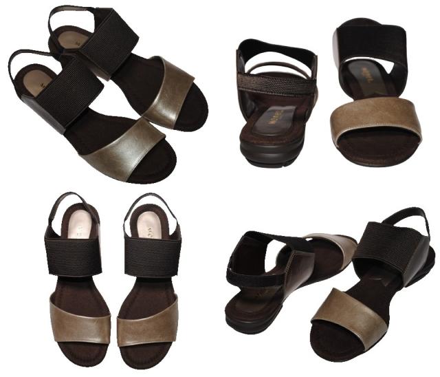 【靴のHOSHIKAWA】  『MONET 882101』 モネ フラットサンダル レディース キャメル 21.5cm〜24.5cm EEE オープントゥ バックバンド 日本製 牛革