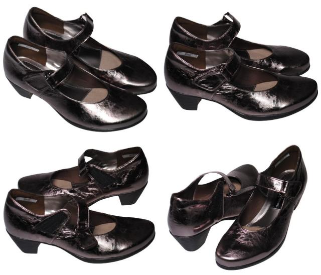 【靴のHOSHIKAWA】  『Casual Monet 8820』 カジュアルモネ パンプス 21.5cm〜24.5cm EEE クロスムース レディース マジックテープ ローヒール 日本製 本革