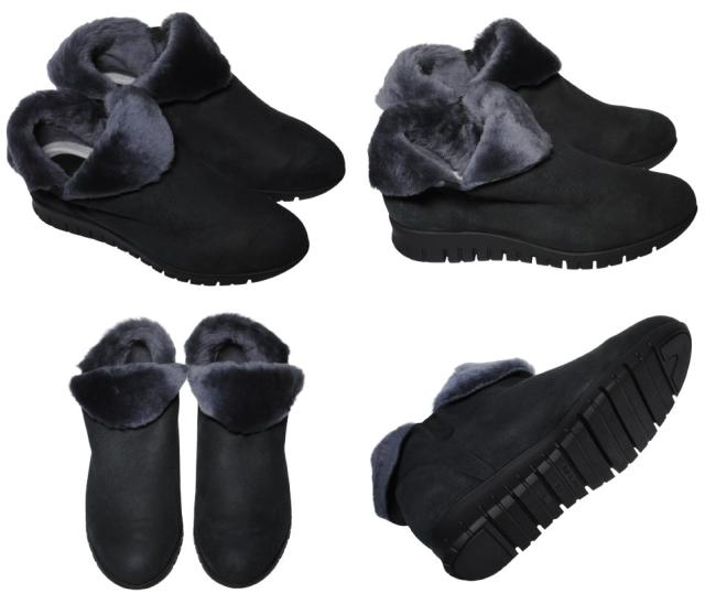 【靴のHOSHIKAWA】  『MOVEO 211』 モベオ ショートブーツ 22.5cm〜25cm レディース グレースウェード 本革 日本製 軽い 秋冬