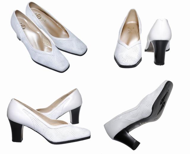 【靴のHOSHIKAWA】  『SALON DE GRES 26140』 サロンドグレー ブラック 21.5cm〜24.5cm EE パンプス 牛革 コンフォート ローヒール