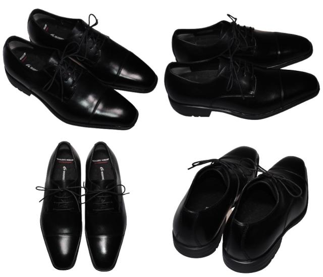 【靴のHOSHIKAWA】  『BALANCE WORKS SPH4613SN』 バランスワークス ブラック ビジネスシューズ メンズ 24.5cm〜28cm EEE レースアップ 本革