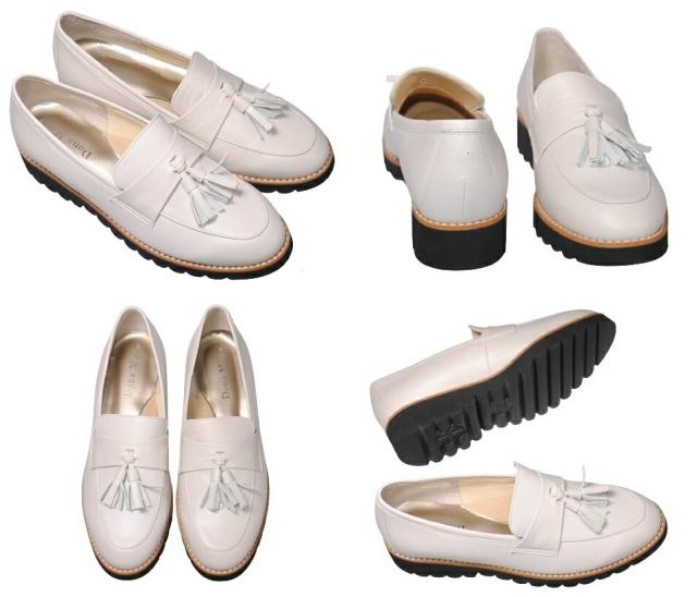 【靴のHOSHIKAWA】  『Dona Miss 9643』 ドナミス タッセルローファー 21.5cm〜24.5cm EEE オークコンビ レディース カジュアル レザーシューズ 国産 天然皮革