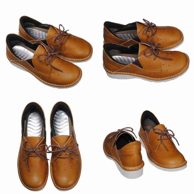 【靴のHOSHIKAWA】  『A-OK 3504』 エーオーケー スリッポン 22cm〜24.5cm EEEE ブラック カジュアル レディース ローヒール サイドゴア 牛革 幅広 国産