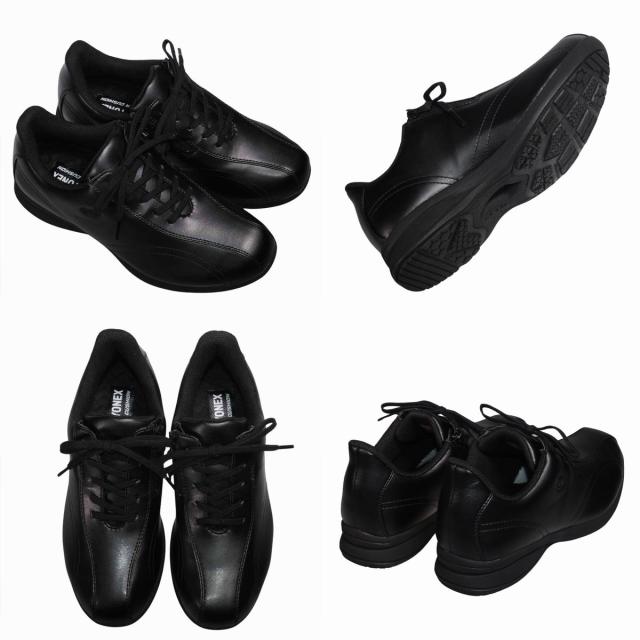 【靴のHOSHIKAWA】  『YONEX SHWL130W』 ヨネックス スニーカー 22cm〜25cm 4.5E レディース パールホワイト ウォーキングシューズ 合皮 巾広