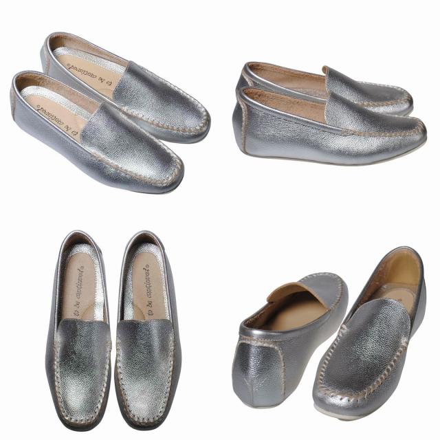 【靴のHOSHIKAWA】  『Airystep 7001』 エアリーステップ ローファー 22.5cm〜24.5cm EEE ブラック ドライビングシューズ インヒール 天然皮革