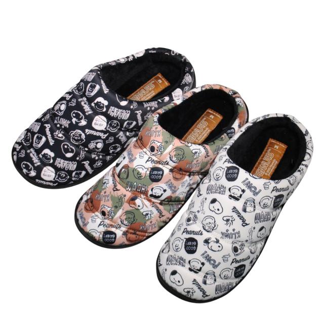  PEANUTS スヌーピー ダウンサンダル PN8362